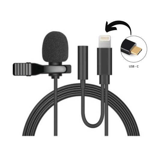 Micrófono de Solapa tipo "C"