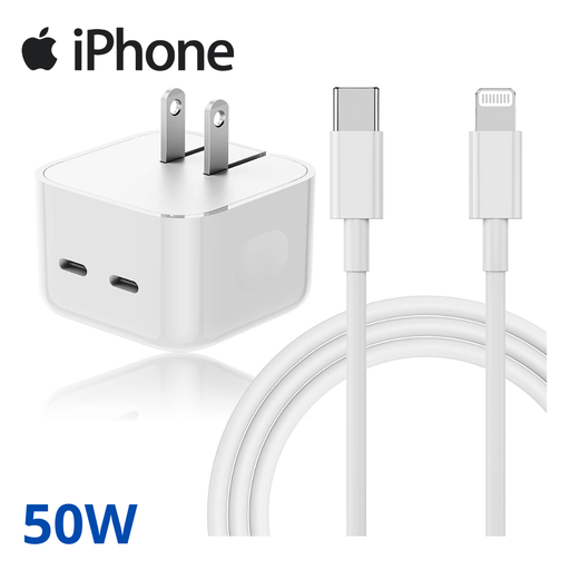 Cargador para Lightning  tipo "C" 50W